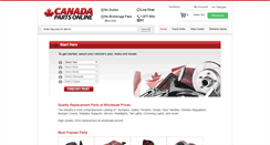 Desktop Screenshot of canadapartsonline.com